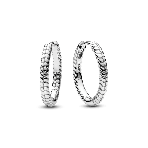 Pendientes de Aro Pandora Moments para Charm Pequeños Pandora Plata Esterlina