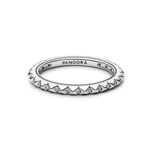 Anillo Pirámides con Recubrimiento en Oro Rosa 14k Pandora Me