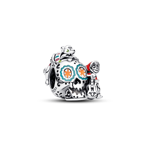 Charm Calavera de Miguel y Dante de Coco de Disney Pixar que Brilla en la Oscuridad