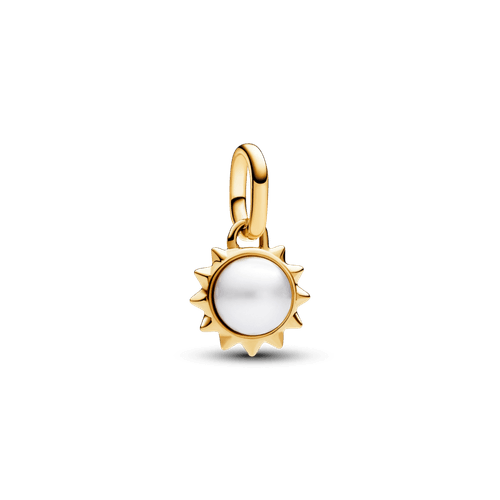 Charm Mini Colgante Sol Perla Cultivada de Agua Dulce Pandora ME
