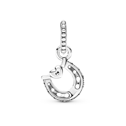 Charm colgante de herradura de buena suerte
