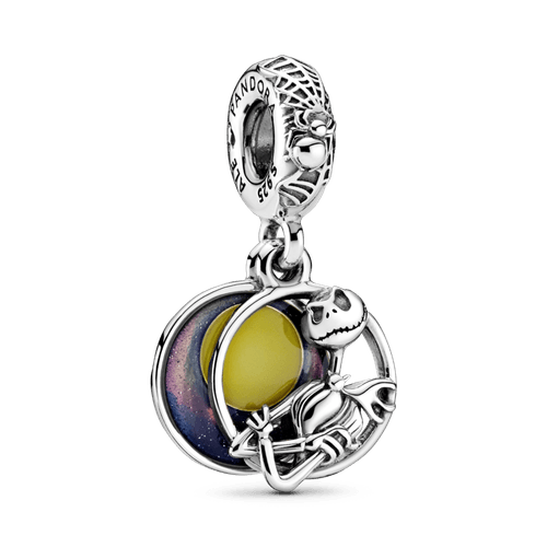 Charm colgante doble pesadilla antes de navidad de Disney