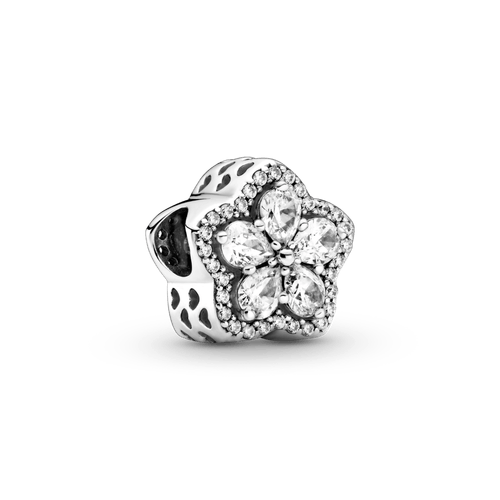 Charm Con Pavé De Copo De Nieve Brillante