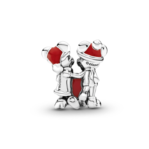 Charm Mickey Mouse Y Minnie Mouse De Disney Con Regalo
