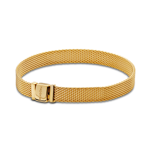Brazalete Pandora Reflexions Recubrimiento en Oro de 14k