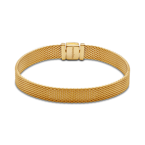 Brazalete Pandora Reflexions Recubrimiento en Oro de 14k