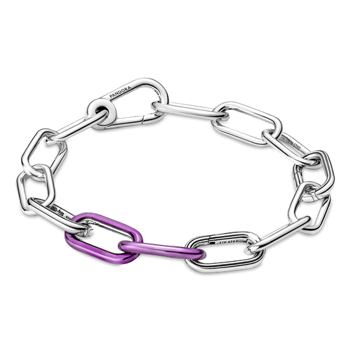 Eslabón De Estilo Doble Morado Impactante Pandora Me