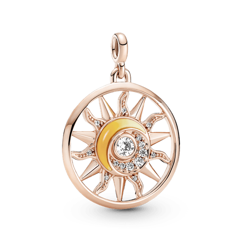 Medallón Poder del Sol Pandora ME Recubrimiento en Oro Rosa 14k