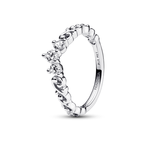Anillo Tiara Remolino Real Pandora Plata Esterlina