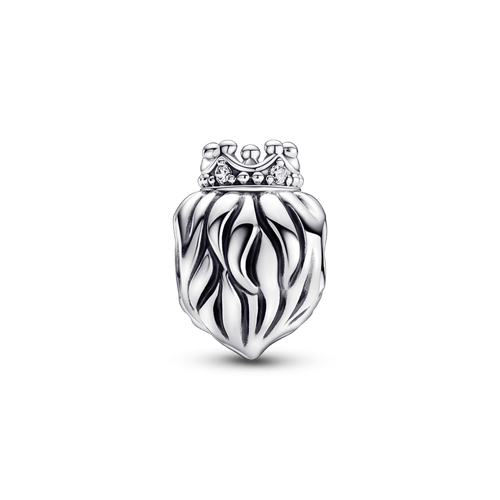 Charm León real Pandora Plata Esterlina