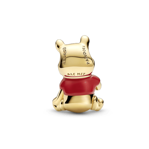 Charm Oso Winnie Pooh de Disney Recubrimiento en Oro de 14k