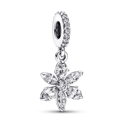 Charm colgante Racimo herbario reluciente Pandora Plata Esterlina