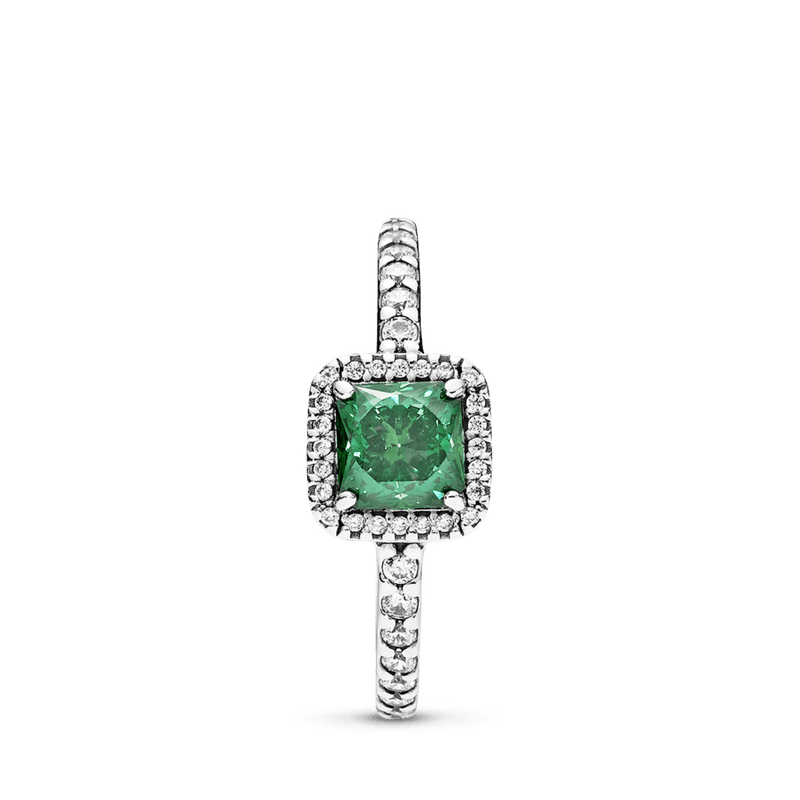 Anillo Elegancia Atemporal Cz Verde Y Clara Pandora Pandora