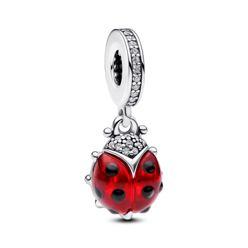 Charm colgante Mariquita roja
