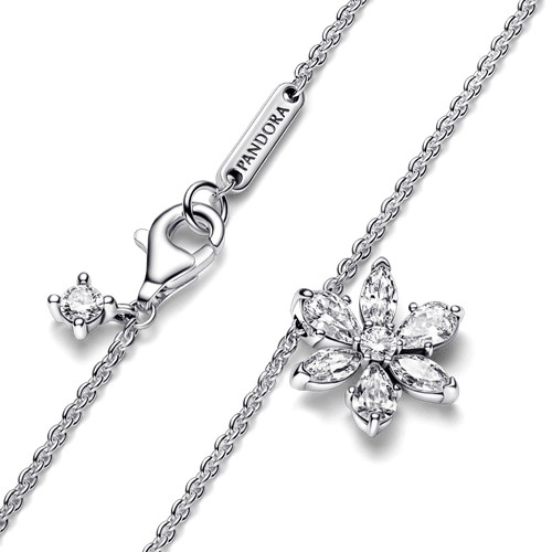 Collar con pendiente Racimo herbario reluciente Pandora Plata Esterlina