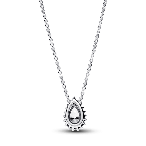 Collar de Cadena Halo Pera Brillante