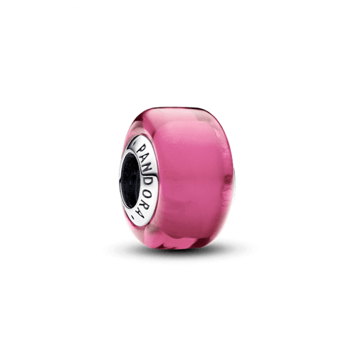 Charm Mini Cristal de Murano Rosa