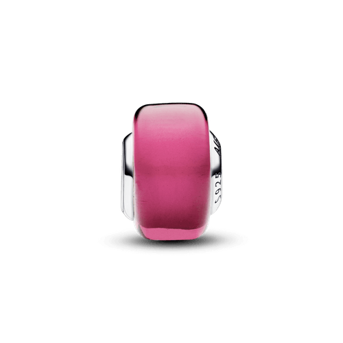 Charm Mini Cristal de Murano Rosa