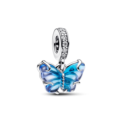 Charm Colgante de Cristal de Murano Mariposa