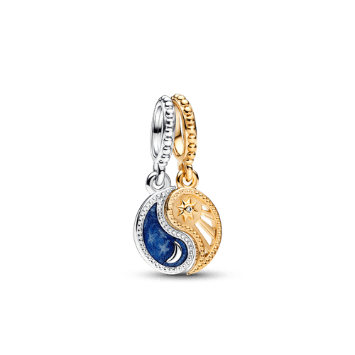 Charm Colgante Sol y Luna Divisible