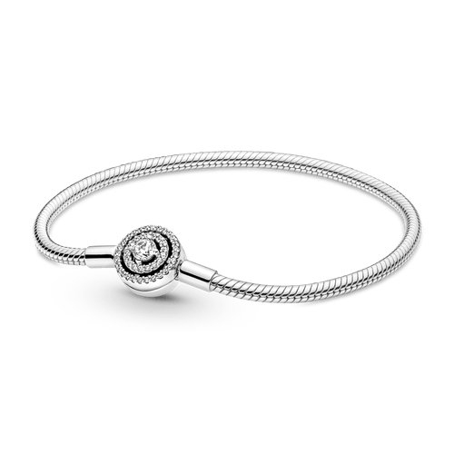 Brazalete Pandora Moments Cadena De Serpiente Halo