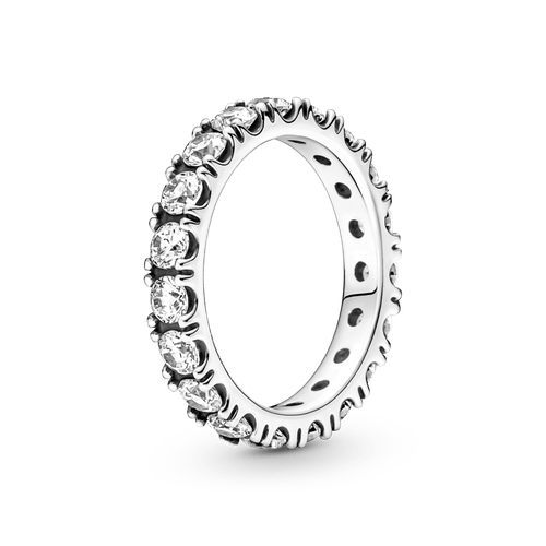 Anillo En Plata De Ley Eternity Brillante