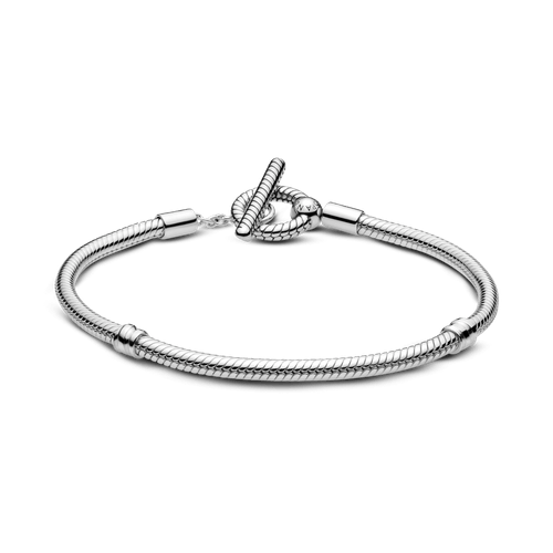 Brazalete Diseño Cola De Ratón Barra En T De Pandora Moments