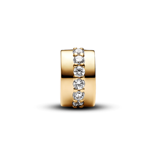 Charm de Clip Fila Brillante Transparente