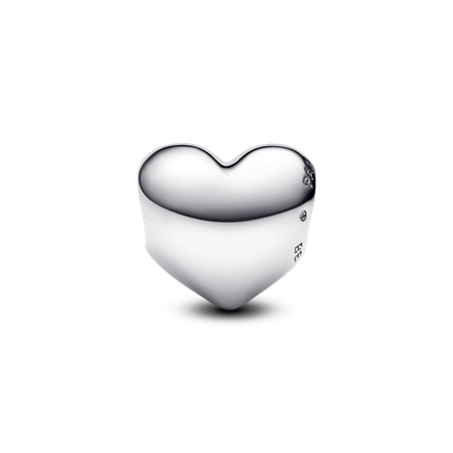 Charm Grabable Corazón Be Love Plateado