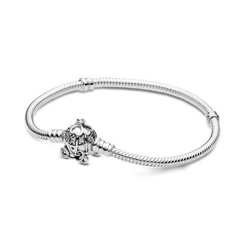 Brazalete Pandora Moments Con Broche Carroza Calabaza De Cenicienta De Disney