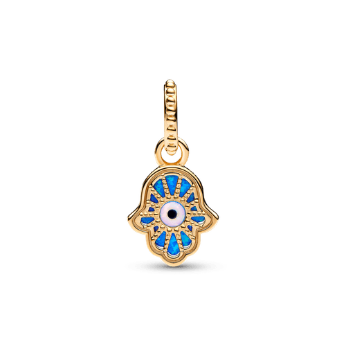 Charm Colgante Hamsa Azul