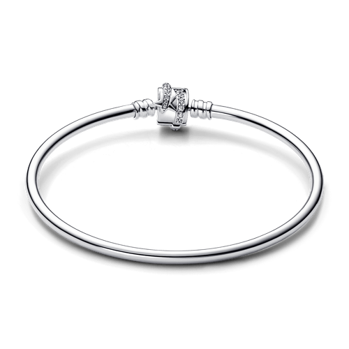 Brazalete Rígido con Cierre Brillante Estrella Fugaz de Pandora Moments
