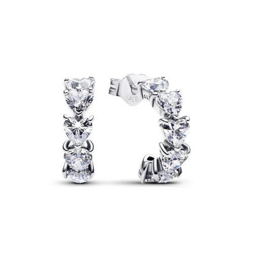 Argollas Corazones Brillantes