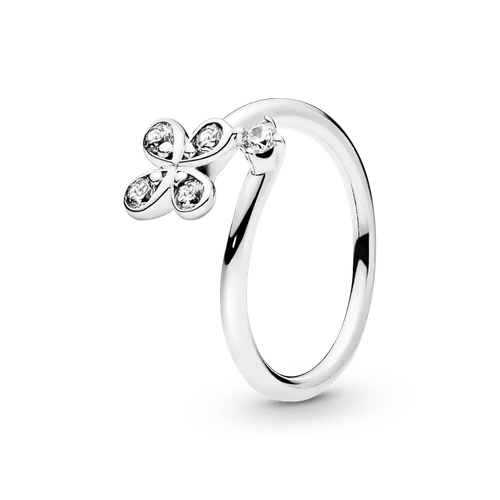 Anillo De Flores De Cuatro Pétalos