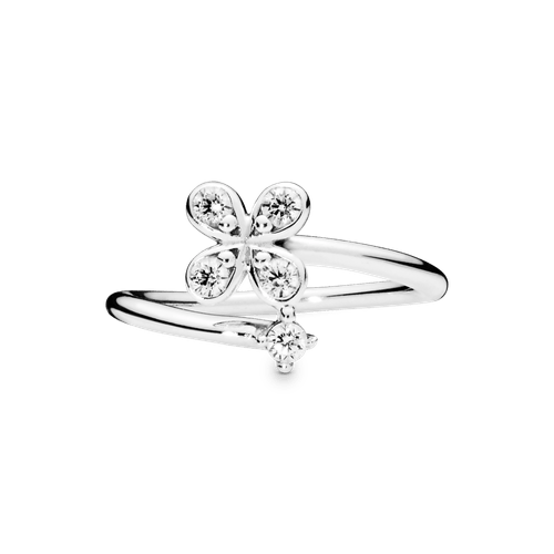 Anillo De Flores De Cuatro Pétalos