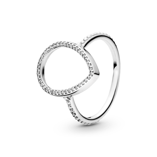 Anillo Silueta De Lágrima