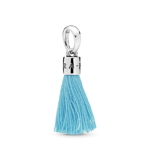 Charm Colgante Borla Turquesa