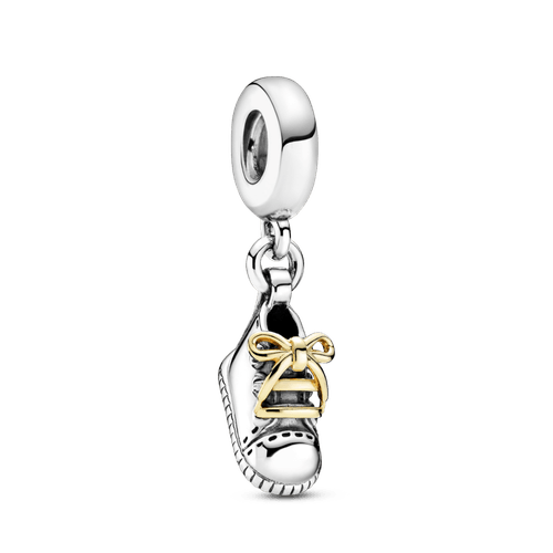 Charm colgante zapato de bebé Dos Tonos