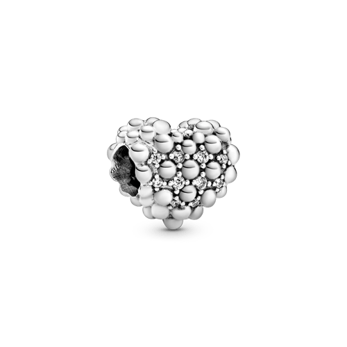 Charm Corazón Brillante De Esferas