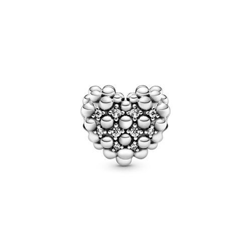 Charm Corazón Brillante De Esferas