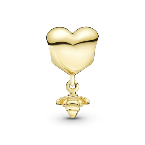 Charm Colgante Corazón Y Abeja