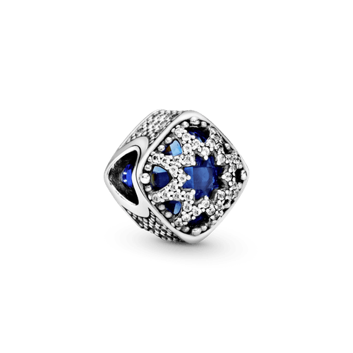 Charm cuadrado Estrella azul