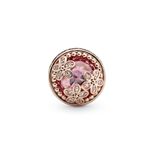 Charm Margaritas Rosas Brillantes