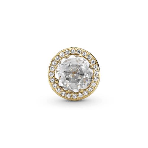 Charm Oro 14K transparente centelleante