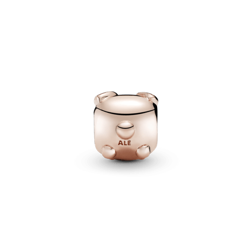 Charm Tierno Conejito Recubrimiento en Oro Rosa de 14k