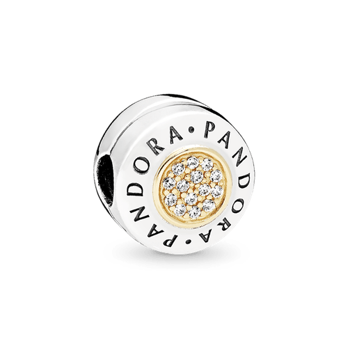 Clip Insignia De Pandora, Cz Clara Dos Tonos
