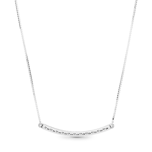 Collar Barra Curva Reluciente