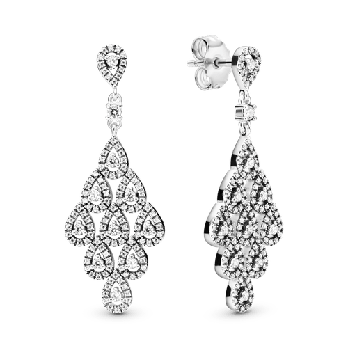 Aretes Colgantes Estilo Candelabro Gota Resplandeciente