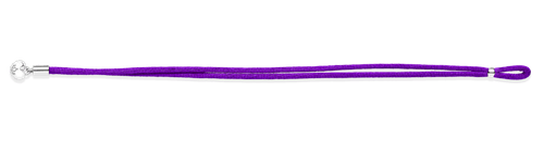 Brazalete de cordón de tela, rosado intenso