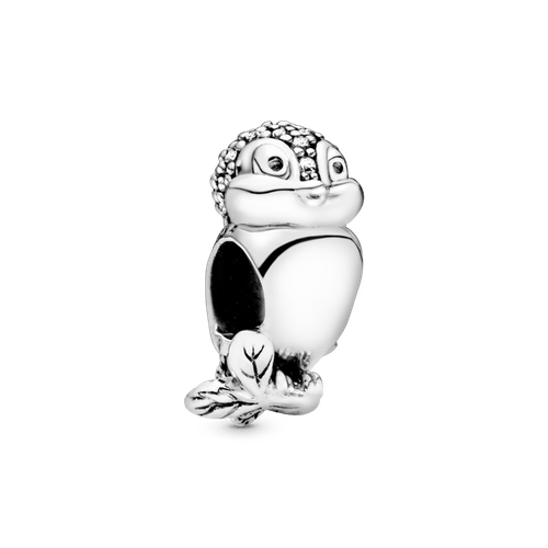 Charm Pajarito De Pavé Blanca Nieves De Disney